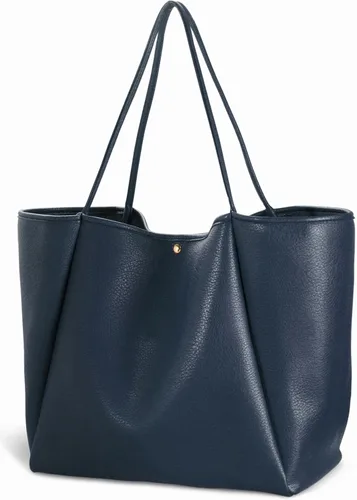 Miniatura 21 de HOXIS Bolso de mano de cuero PU de gran tamaño para mujer, bolso de fin de semana, bolso de viaje