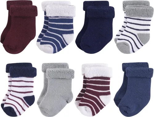 Miniatura 86 de Hudson Baby - Calcetines de algodón para bebés recién nacidos y Terry para niñas bebés