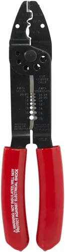 Miniatura 6 de Klein Tools 1001 Herramienta multiusos, fabricada en EE. UU., pelacables / cortador de alambre / crimpadora para 8-22 AWG, herramienta multiusos