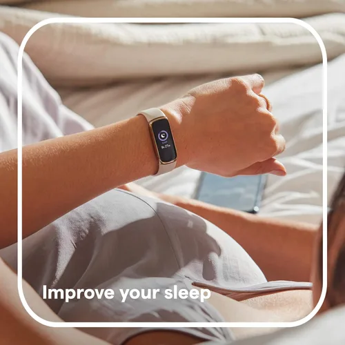 Miniatura 6 de Fitbit Luxe-Rastreador de Fitness y Bienestar con Gestión del Estrés, Seguimiento del Sueño y Frecuencia Cardíaca 24/7, Negro/Grafito, Talla Única