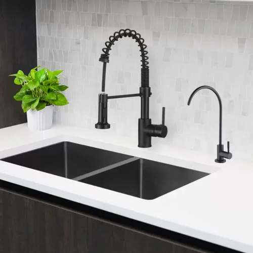 Miniatura 4 de Grifo purificador de agua potable de níquel cepillado, grifo de agua filtrada para cocina, grifo de bebidas de acero inoxidable Sus304 para debajo
