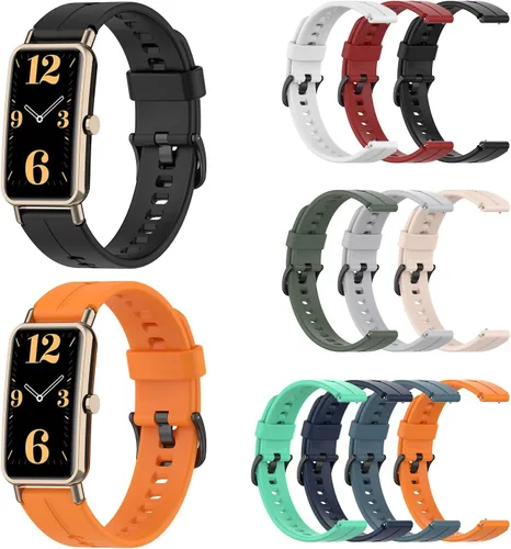 Senter Bandas de silicona suave de 0.630 in para Huawei Watch Fit Mini Smart Watch