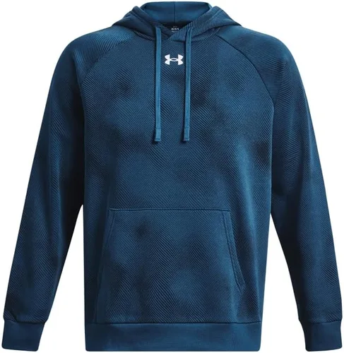 Miniatura 5 de Under Armour - Sudadera entallada de vellón con capucha para hombre modelo Rival