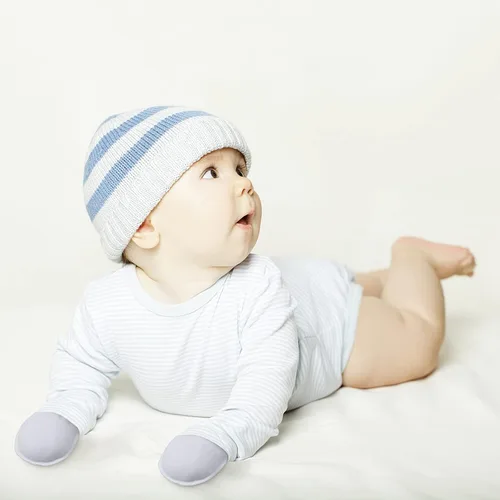 Miniatura 6 de 16 pares de guantes de algodón para recién nacidos, antiarañazos, unisex, para recién nacidos, para bebés, niños y niñas de 0 a 6 meses