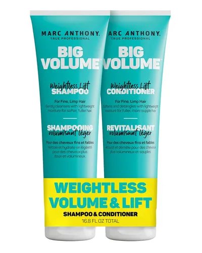 Miniatura 9 de Marc Anthony Set de champú y acondicionador voluminizador con aceite de coco y manteca de karité, cuidado del cabello nutritivo e hidratante