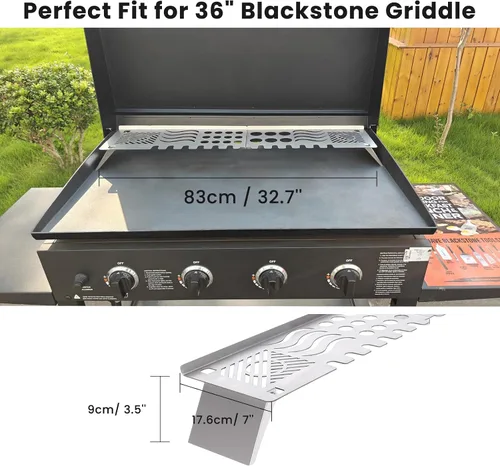 Miniatura 2 de GRISUN Rejilla de calentamiento para plancha Blackstone de 36 pulgadas, rejilla plegable para parrilla Blackstone plana superior de 36 pulgadas