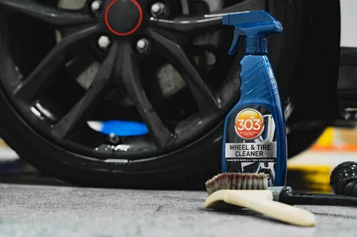 Miniatura 8 de 303 Products Limpiador de ruedas y neumáticos, limpia tanto ruedas como neumáticos de manera eficaz, resistente al polvo de los frenos, elimina