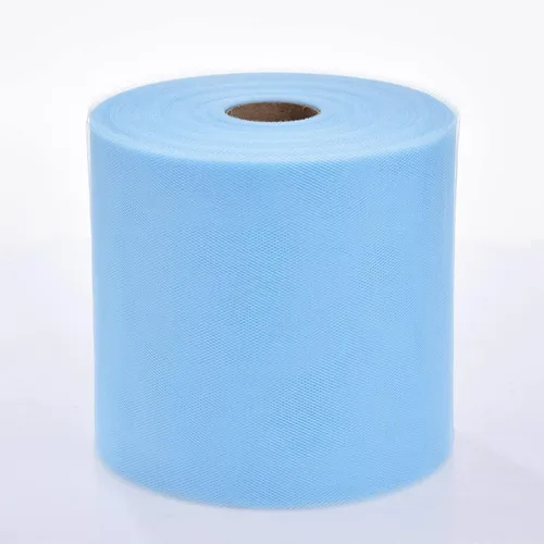 Miniatura 3 de Rollo de tela de tul, 6 pulgadas por 200 yardas (600 pies), carrete de tela de organza de tul para bricolaje, falda tutú, decoración de baby shower