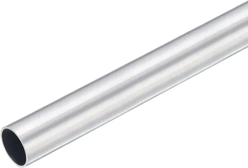 Miniatura 25 de uxcell Tubo redondo de aluminio 6063 0.157 in OD 0.118 in diámetro interior 11.811 in longitud tubería