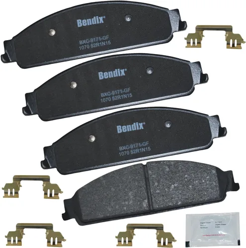 Miniatura 141 de Pastillas de freno delanteras cerámicas Bendix Priority1 CFC2302 para Hyundai Elantra 2021, Sonata 2022-2020, Kia K5 2023-2021