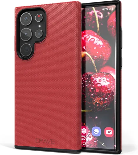 Miniatura 21 de Crave Funda para Galaxy S22 Ultra, funda de doble capa de protección a prueba de golpes para Samsung Galaxy S22 Ultra 5G (6.8 pulgadas) - Negro