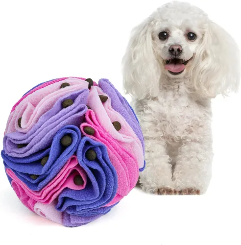 Miniatura 15 de Pelota de olfateo para mascotas, bola interactiva para perros ciegos, entrenamiento para aliviar el estrés, juguetes de enriquecimiento para perros