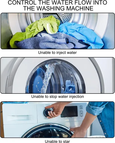 Miniatura 5 de Válvula de entrada de agua para lavadora reemplaza W11316255 W11036928 W11036934 33490439 AP6835736 apto para lavadora Whirlpool Maytag Amana