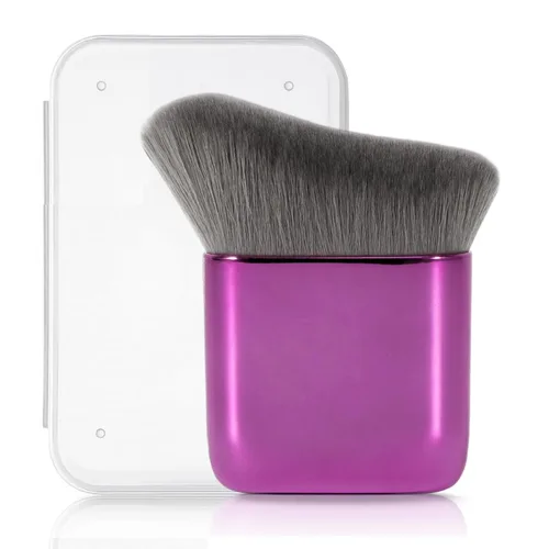 Miniatura 11 de Yoseng Cepillo autobronceador – Cepillo Kabuki de oro rosa para cuerpo, cara y manos, vegano, aplicación sin rayas, multiusos para autobronceador