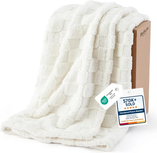 Miniatura 27 de Bedsure GentleSoft - Manta verde salvia para sofá, manta de forro polar a cuadros, regalos de Navidad para mujeres, hombres y niñas, bonita manta