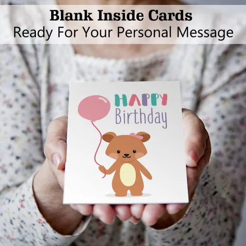Miniatura 6 de feela Tarjetas de cumpleaños a granel, paquete de 160 40 diseños, caja surtida de tarjetas de feliz cumpleaños con 160 sobres en blanco, 168 piezas