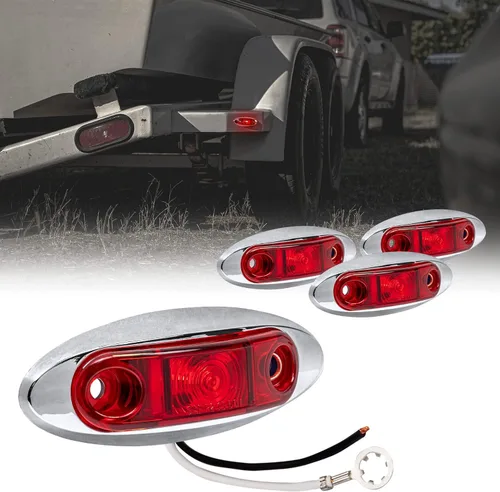 Miniatura 33 de TRUE MODS - Kit de 2 luces marcadoras LED ámbar de 2.5 pulgadas para remolque [DOT FMVSS 108] [SAE P2] [Montaje en superficie] [Impermeable IP67]
