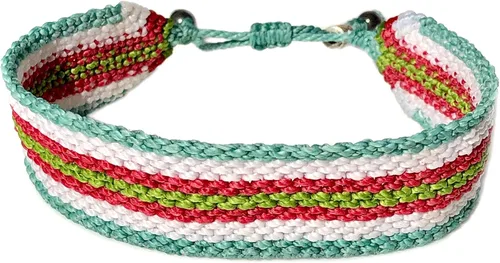 Pulseras de macramé y estilo surfista en categoría de enlace con múltiples colores