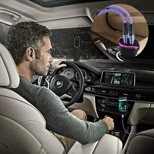 Miniatura 7 de Adaptador de cargador de coche, enchufe de pared con cable de carga tipo C para LG Stylo 6/5/4 G8 G7 G6 V60 V50 V40 V35 ThinQ, Samsung Galaxy S25