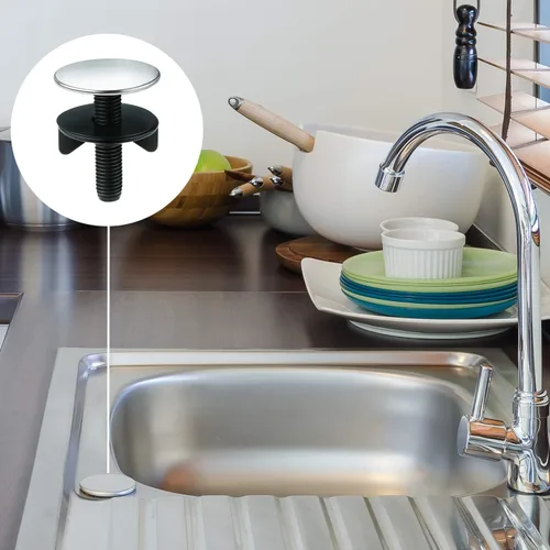Miniatura 5 de WILLBOND 4 piezas cubiertas para agujeros de fregadero de cocina, tapa de grifo, placa tapón para agujeros de grifo de fregadero de cocina, cubierta