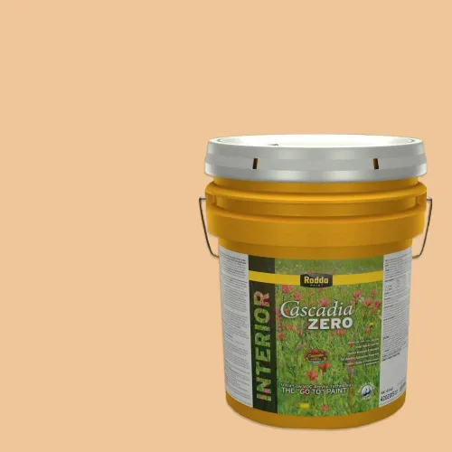 Miniatura 2 de Rodda Paint CASCADIA ZERO - Pintura plana e imprimación para interiores en uno, cuarto de galón, crema de ballet