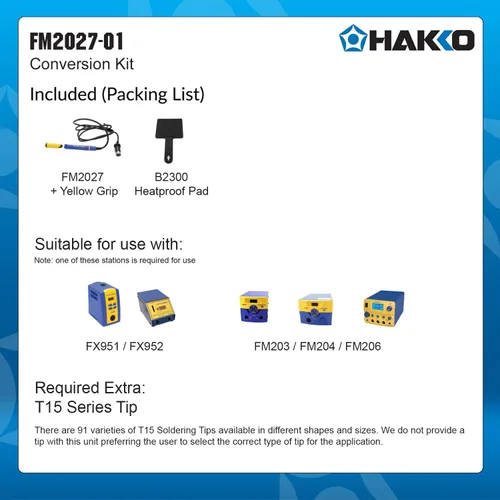 Miniatura 2 de Hakko FM2027-01 Soldador