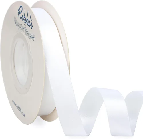 Miniatura 113 de Ribbli - Cinta de satén de doble cara dorada, 1 pulgada x 25 yardas, uso para ramo de lazos, envoltura de regalos, decoración de boda Dorado
