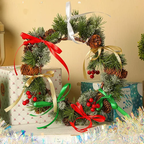 Miniatura 4 de Xinnun Cinta de satén de Halloween de 200 yardas, 8 rollos de cinta de seda de poliéster de 3/8 pulgadas para Navidad, Halloween, decoración