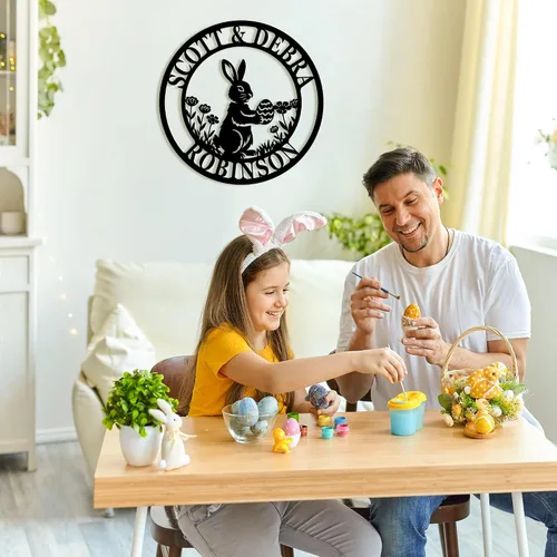 Miniatura 2 de Regalos de boda para parejas 2025, carteles personalizados con apellidos para el hogar, carteles de metal personalizados, decoración de pared