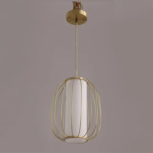 Miniatura 6 de Genérico Araña moderna, Pendant Lights Single Head Japanese Style Light - Aisle Chandelier Study Copper Ceiling Fitting Fixtures Lighting V-intage