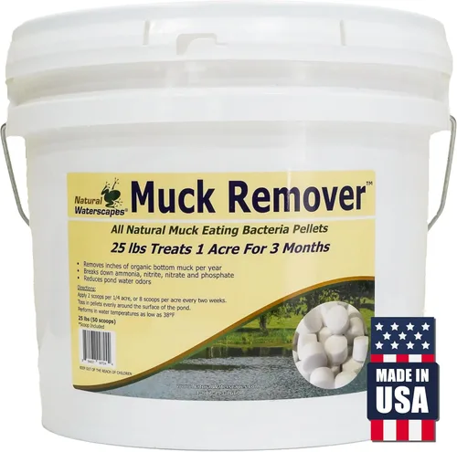 Miniatura 8 de Muck Remover GP - 150 pellets Removedor de lodos de estanque Koi Seguro para peces Trata 5,000 galones hasta 5 meses