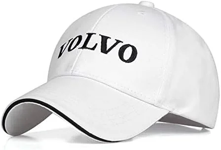 Westion Gorra de béisbol ajustable de color blanco bordado con logotipo para hombres y mujeres, gorra de viaje, sombrero de motor de carreras de