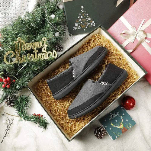 Miniatura 7 de Zigzagger Pantuflas de microgamuza esponjosas para hombre, estilo mocasín, para interior y exterior