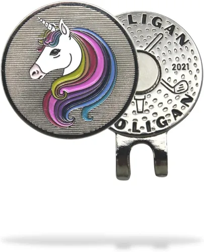 Miniatura 32 de MULLIGAN HOOLIGAN® Marcador de pelota de golf + clip magnético para sombrero Esmalte de alta calidad Regalo divertido para los amantes del golf