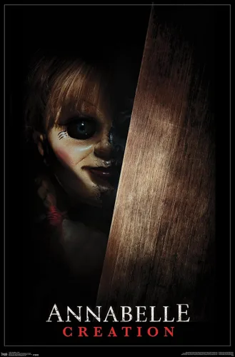 Trends International Annabelle - Póster de pared Peek, 22.375 x 34 pulgadas, versión premium sin marco