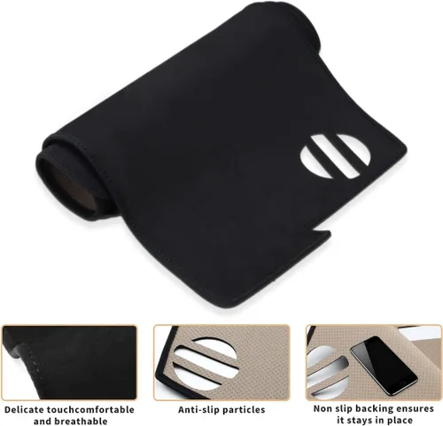 Miniatura 5 de auovo Cubierta de salpicadero compatible con Toyota Camry 2018-2023 2024, accesorios protector de sombrilla antideslizante cubierta de alfombra