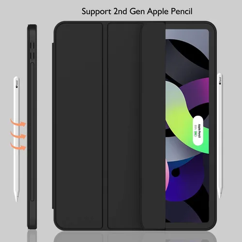 Miniatura 4 de iMieet Funda para iPad Air de 11 pulgadas M3 (2025) / M2 (2024), iPad Air de 5ª/4ª generación 2022/2020 de 10.9 pulgadas con soporte para lápices