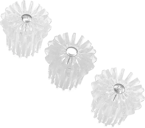 Grifo de 3 piezas para bañera y ducha, manijas de repuesto para sistemas Price Pfister, brocha de 12 puntos, juego de 3 piezas de acrílico