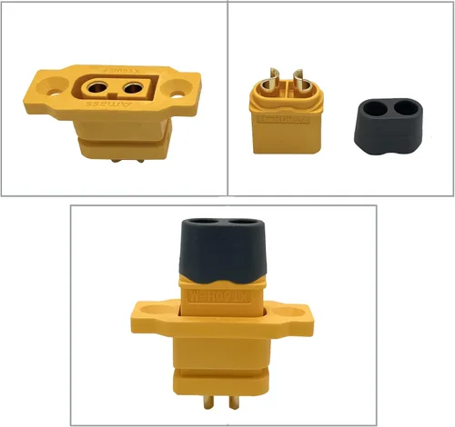 Miniatura 3 de 5 pares XT60E-F enchufe hembra XT60h XT60 XT60 macho bala conector de cable enchufe para RC FPV Lipo batería RC Quadcopter (5 pares XT60E-F)