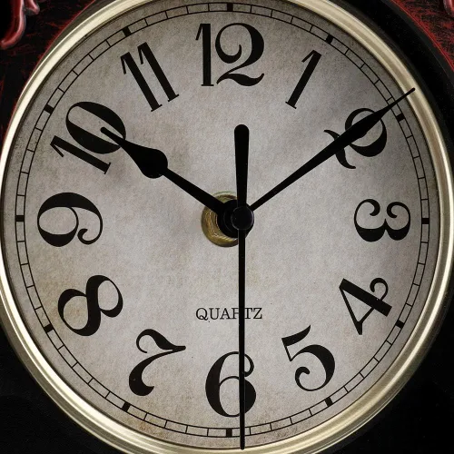 Miniatura 5 de jomparis Reloj de pared con péndulo, regalos para papá, regalos para papá para Navidad, reloj de pared retro de cuarzo decorativo, funciona