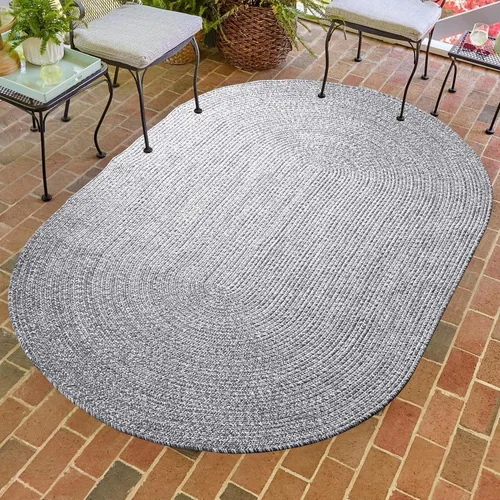 Miniatura 9 de Superior Alfombra de área grande para interiores y exteriores, reversible, trenzada, decoración del piso del hogar para sala de estar, cocina