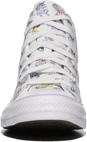 Miniatura 5 de Converse CTAS Hi White para niña (niño grande)