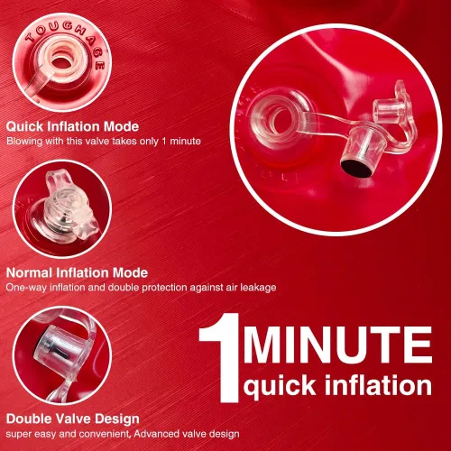 Miniatura 6 de Sábanas planas impermeables con almohada inflable, protector de colchón para aceites esenciales, masaje, spa, cómodas y fáciles de limpiar