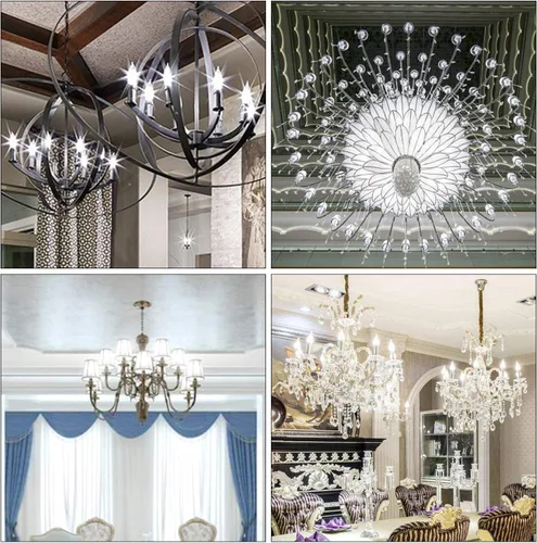 Miniatura 8 de Hizashi Bombillas LED de candelabro, E12, 40W regulables, CRI 90+, 4W, 450 lm, 5000K blanco diurno, bombillas de araña CA10, bombillas de vela