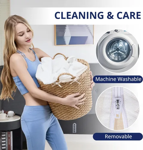 Miniatura 6 de Colchón de espuma viscoelástica de té verde de 8 pulgadas para un sueño fresco y alivio de presión, sin fibra de vidrio, funda extraíble lavable