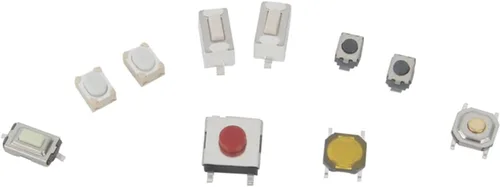 Miniatura 4 de 250 piezas/1 juego de 10 tipos de tabletas de control remoto para coche duradero, interruptor de botón movible, botón de llave de coche, micro