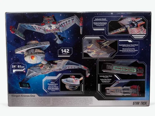 Miniatura 4 de Polar Lights Star Trek 6: The Undiscovered Country Klingon Kronos One - Kit de modelo a escala 1:350