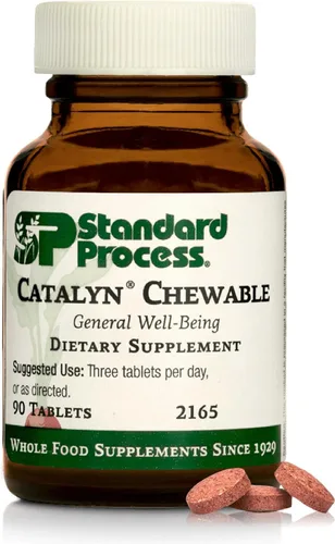Miniatura 9 de Standard Process Catalyn - Tableta de bienestar general para ayudar a la actividad antioxidante, contiene vitaminas A, B6 y D, diseñada para cerrar