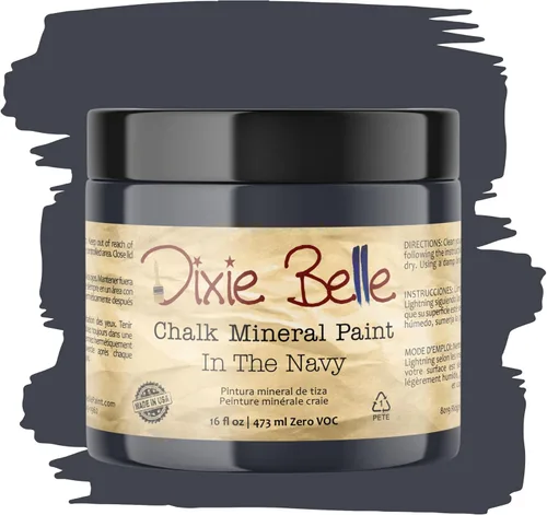 Miniatura 81 de Dixie Belle Paint Company - Pintura con acabado de tiza para muebles, color negro (Caviar), 1 galón, 128 fl oz, pintura mineral color rosa intenso