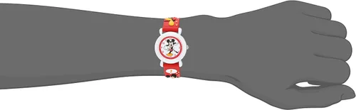 Miniatura 6 de Disney Mickey Mouse - Reloj analógico de cuarzo 3D para niños, Rojo